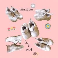 ราคา รองเท้ามือสอง FILA ขาวล้วน#รองเท้ามือสองพร้อมส่ง (8172463830)
