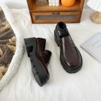 ราคา รองเท้าหนังสไตล์ Loafer รองเท้าหนังคัชชูสีน้ำตาล (26476608112)