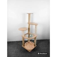 ราคา คอนโดแมวไม้เมลามีน คอนโดนน้องแมว **สินค้าพร้อมส่ง** (25181531306)