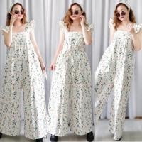 ราคา ชุดจั้มสูท เอี๊ยมหมี จั๊มสูทหมีผ้าฝ้ายพิมพ์ลายจั้มหมีลายดอกเดซี่ (24666224807)