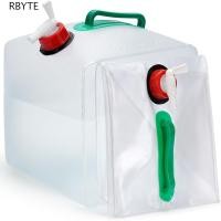 ราคา RBYTE ถุงน้ำพับได้ 5L, 10L, 15L, 20L กันน้ำ พกพาสะดวก สำหรับตั้งแคมป์และใช้กลางแจ้ง (41324090491)