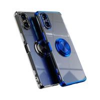 ราคา Slim ชุบเคสโทรศัพท์แม่เหล็กสําหรับ Sony Xperia 10 5 1 ACE VI V IV III II แหวนโลหะ Kickstand Cover (28484486604)