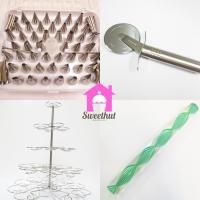 ราคา อุปกรณ์ทำครัว อุปกรณ์ทำขนม หัวบีบ 52 หัว มีดตัดพิซซ่า ไม้คลึงแป้ง ชั้นวางคัพเค้ก 29 ชิ้น (1451639635)