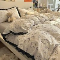 ราคา ชุดนอนลายเจ้าหญิง แบบสามชิ้น จากผ้าฝ้ายแท้ สำหรับหอพักนักศึกษา (42824973536)