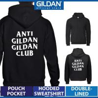 ราคา GILDAN Limited Edition Anti Gildan Club Heavy Blend Unisex Sideseamed Adult Pocket Hooded Sweatshirt 88500 (41324401316)