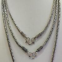 ราคา สร้อยคอเงินแท้ ลายบาหลีรมดำ (ลายดอกมะพร้าว)ขนาด 3.5มิล (26263989567)