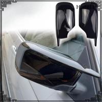 ราคา [Hatel] ฝาครอบกระจกมองข้างซ้ายและขวา 51168238376 สีดํา สําหรับ BMW E46 323i 1998-2005 (41626584695)