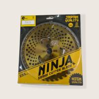 ราคา ใบมีดวงเดือน NINJA 10"x40T *3E ใบมีดตัดหญ้า ใบเลื่อยวงเดือน (ไทเทเนียมสีทอง) (01-0193) (3895465712)