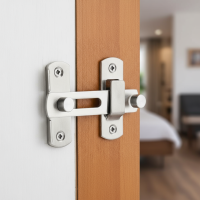 ราคา กลอนประตูวันพีซ สแตนเลส 180° กลอนล็อค สไตล์การ์ด ล็อคความปลอดภัย (53701038237)