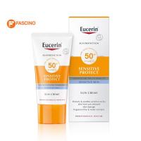ราคา Eucerin Sun Creme Face SPF50+ 50ml ยูเซอริน ครีมกันแดดสำหรับผิวหน้า ให้ความชุ่มชื้น กันน้ำ (27857174991)