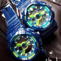 ราคา us submarine SPORT DIGITAL รุ่น TP-3163ML นาฬิกาคู่รักจับเวลาบอกวันที่กันน้ำ100%พร้อมกล่อง สีน้ำเงินเขียว (1298269778)