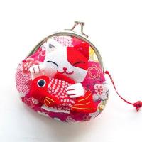 ราคา กระเป๋าสตางค์ป๊อกแป๊ก แมวปลาคาร์พ สีแดง (7340486033)