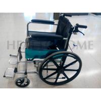 ราคา K003-CA809B รถเข็นผู้ป่วย เหล็กชุบโครเมี่ยม ล้อแมกซ์ เบาะหนัง มีเบรคมือ มีเข็มขัด (1057960669)