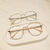 ราคา แว่นตาเกาหลี รุ่น gentlesugar แว่นตาทรงหกเหลี่ยม งานสั่งตัดเลนส์ multicoat, blue block, auto, blue block auto (11891216850)