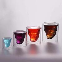 ราคา Lead Free Glass Creative Skull Cup Capacity Beer Cups Tea Mug Cocktail Wine Heat Resistant Coffee Mugs For Gift Wholesal (22788277302)
