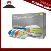 ราคา 【จากประเทศญี่ปุ่น】 TAYLOR MADE TMJ25 Tour Resp Stripe NEON Multi JPN dz Tour Response Stripe Neon Multi Golf Ball (44121391753)