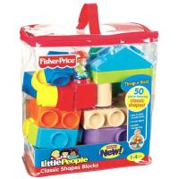 ราคา บล๊อคต่อ Fisher Price : Little People Builders Classic Shapes Blocks #299 (767904417)
