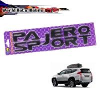 ราคา โลโก้แปะฝากระโปรงหน้า "PAJERO SPORT" มิซูบิชิ ปาเจโร่ สปอร์ต สี ดำ Pajero Sport Mitsubishi 4 ประตู ปี2016-2018 (9214869852)