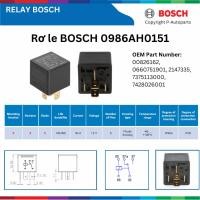 ราคา รีเลย์ BOSCH 0986AH0151 ชามสูญญากาศ 12V 5 ขา รีเลย์ BOSCH (43413520426)
