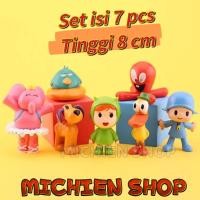 ราคา Pocoyo action figure 7 ชิ้นเค้ก topper (18774363958)
