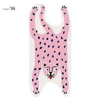 ราคา [tuwu766]พรมรูปสัตว์ 60X120 ซม. - พรมเสือดาวสีชมพู Kawaii - พรมกันลื่นรูปสัตว์สําหรับข้างเตียงหรือพื้น A (28934410697)