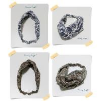 ราคา Tommy Crafts ผ้าคาดผมแบบไขว้ผ้าคอตตอนผสม ลายลูกน้ำ สีน้ำเงินขาว/น้ำตาลเขียว Turban twist Headband (22544471089)