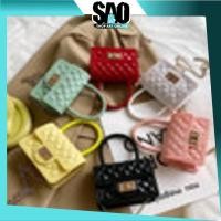 ราคา SAO - T5804 Jelly Rubber Bag / Womens Fashion Bag / Small Pearl Sling Bag / Childrens Mini Jelly Sling Bag (40604678706)