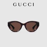 ราคา GUCCI Gucci กรอบจมูกต่ำกรอบรูปสี่เหลี่ยมผืนผ้าแว่นกันแดดแว่นกันแดด (43613659579)