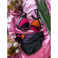 ราคา Triumph Bikini ชุดว่ายน้ำพี้นดำหลากสี(ชุดมือสอง) (12798913883)