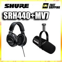 ราคา Shure SRH440A + MV7 หูฟังไมโครโฟน USB/XLR (27880218997)