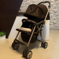 ราคา รถเข็นเด็ก ยี่ห้อ Combi รุ่น Bonito W ลายจุดสีน้ำตาล พร้อมซัพพอร์ต (2788656955)