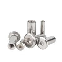 ราคา M3M4M5M6M8304 สแตนเลส Splint Chamfering Nut คู่ล็อคเฟอร์นิเจอร์สกรูคู่เคาะซ็อกเก็ตหกเหลี่ยมซ็อกเก็ต (23577285352)