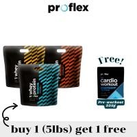 ราคา Buy 1 get 1 free : ProFlex Whey protein Isolate 1 ชิ้น ขนาด 5 lbs รสใดก็ได้ รับฟรี Pre cardio workout 1 ชิ้น (13795495824)