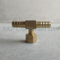 ราคา ข้อต่อทองเหลือง สามทางหางปลา สามทางTเกลียวในลด ขนาด 1/4นิ้ว-3/8นิ้ว ทองเหลือง แท้ (17097267063)