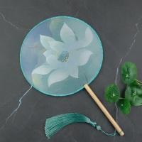 ราคา พัดลมทรงกลมสไตล์โบราณพัดลมสไตล์จีนพัดลมสองด้านครึ่งพระราชวังพัดลมรอบ (27342755551)