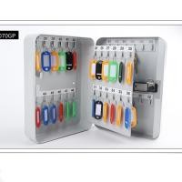 ราคา waomenn_กล่องกุญแจ ตู้เก็บกุญแจ กล่องเก็บลูกกุญแจ ตู้กุญแจ กล่องเหล็ก สีครีม ขนาด 48 ดอก KEY BOXES (44204257380)