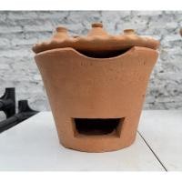 ราคา Titanium ชุดเตาขนมครกดินเผา 6 หลุม ถาดขนมครกพร้อมเตา (41902209869)