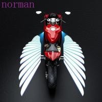 ราคา NORMAN ไฟโปรเจคเตอร์รถจักรยานยนต์, Wing Floodlight ไฟเงารถจักรยานยนต์, การติดตั้งแบบคงที่กันน้ํา Cool Unique Universal Ambient Light ไฟ LED (26535494845)