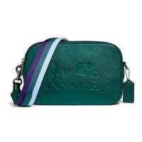 ราคา [ส่งต่อ] COACH JES CROSSBODY LEATHER สายสปอร์ต F75818 ของแท้ % สีเขียว (5620523985)