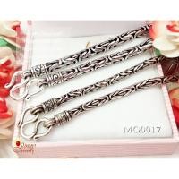 ราคา สร้อยคอเงินแท้ 92.5% สร้อยเส้นใหญ่ ห้อยพระ 1 องค์ ลายบาหลี งานรมดำ หนัก 2-4 บาทตัน สร้อยงานไทย (MO0 (28469589924)