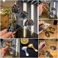 ราคา [cxGUYU] ทัพพีตักซุป ข้าว ไอศกรีม สเตนเลส ทรงสี่เหลี่ยม ขนาดใหญ่ 3 ขนาด PRTA (22877624386)