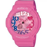 ราคา Casio Baby-G นาฬิกาข้อมือผู้หญิง สีชมพู สายเรซิ่น รุ่น BGA-131-4B3 (63177644)