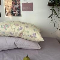 ราคา ปลอกหมอน ลายดอกไม้ สีพื้น สไตล์วินเทจ ขนาด 48x74 ซม. *1 ชิ้น (23085645635)