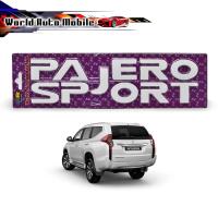 ราคา โลโก้แปะฝากระโปรงหน้า "PAJERO SPORT" มิซูบิชิ ปาเจโร่ สปอร์ต สี ขาว Pajero Sport Mitsubishi 4 ประตู ปี2016-2018 (9214869820)