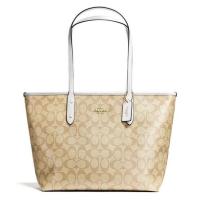ราคา COACH F58292 CITY ZIP TOTE IN SIGNATURE กระเป๋าสะพาย (1295740259)