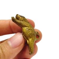 ราคา D พญาหมูเตโช หลวงปู่ขุ้ย วัดซับตะเคียน เนื้อทองเหลืองขนาดประมาณ 3 ซม พุทธคุณบูชาเสริมโชคลาภเรียกเงินทอง (27280914746)