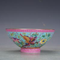 ราคา ชิงฉีหนานหลง พอร์ซเลนเคลือบดอกไม้ที่มีสีสันผีเสื้อชามพอร์ซเลนโบราณโบราณโบราณโบราณสินค้าเก่าสินค้าสินค้าเก่าคอลเลกชันเครื่องประดับ (57551506198)