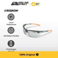 ราคา แว่นตานิรภัย Krisbow Spectacle + Nosepad (เลนส์สีเงิน) (43676346287)