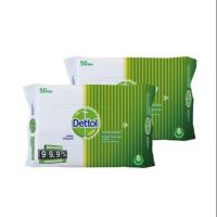 ราคา ✅พร้อมส่ง✅ผ้าเช็ดทำความสะอาด Dettol​ แพ็ค 50 แผ่น (5729529377)