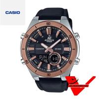 ราคา Casio Edifice (ประกัน CMG ศูนย์เซ็นทรัล1ปี) นาฬิกาข้อมือสุภาพบุรุษ 2 ระบบ สายหนัง รุ่น ERA-110GL-1AV (3624263950)